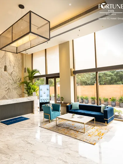 Your experience begins in our bright and spacious lobby. The high ceilings, marble floors, and modern furnishings create a welcoming atmosphere from the moment you step inside.