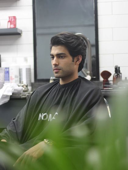 Styling a classic, mid-length look for my friend and musician Zaeden. This hairstyle requires careful layering and styling to create volume and flow, offering a sophisticated alternative to shorter cuts.