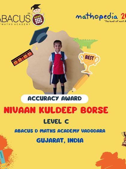 Abacus D Maths Academy - Educational Franchise & Teacher Training Mathopedia: Our Annual Competitions photo 150