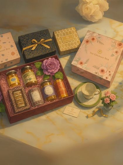 I couldn't resist the "Oh So Dreamy" trend. Here are my hampers reimagined in the whimsical and enchanting style of a Studio Ghibli animation.