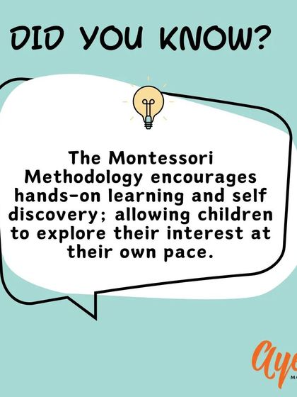 Did you know? The Montessori methodology encourages hands-on learning and self-discovery, allowing children to explore their interests at their own pace. This is the key to fostering a lifelong love of learning.