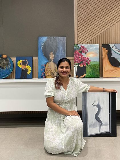 Anupama - Custom Artwork & Murals The Artist's Corner: My Studio, Process & Musings photo 65