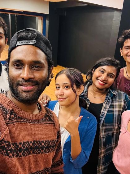 A group selfie to celebrate a student's birthday. We never miss a chance to make our members feel special.