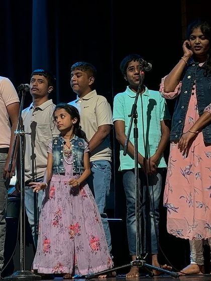 The young superstars from Shristi Special Academy on stage. It was an absolute joy to train these amazing talents and watch them steal the spotlight.