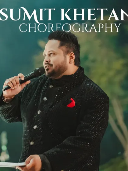 An image of me, Sumit Khetan, directing the show. I am passionate about transforming your love story into a breathtaking dance journey.