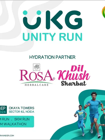 Hydration is key to a successful run. This post welcomes Rosa Dil Khush Sharbat as the Hydration Partner for the UKG Unity Run, providing a refreshing and delightful option for all runners.