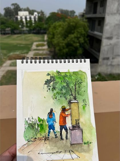 Watercolor Journeys: Places and Memories photo 61