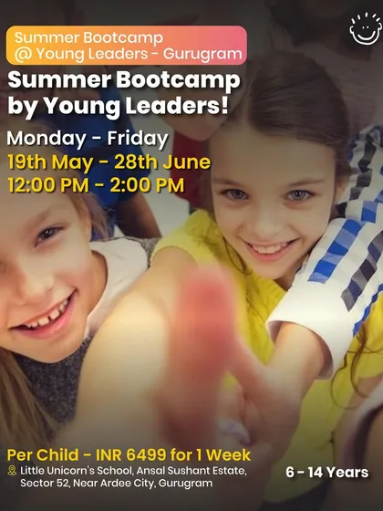 Another Summer Bootcamp by Young Leaders at a different location, offering a great program for kids aged 6-14.