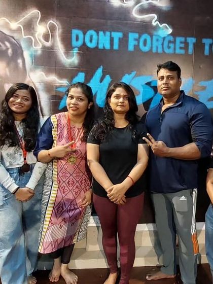 My group of strong women, all medalists, after a successful competition. Power has no gender in my gym.