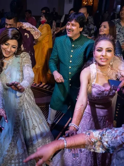 The energy of friends and family on the dance floor is what makes a sangeet night truly special. We create an atmosphere that encourages everyone to celebrate.