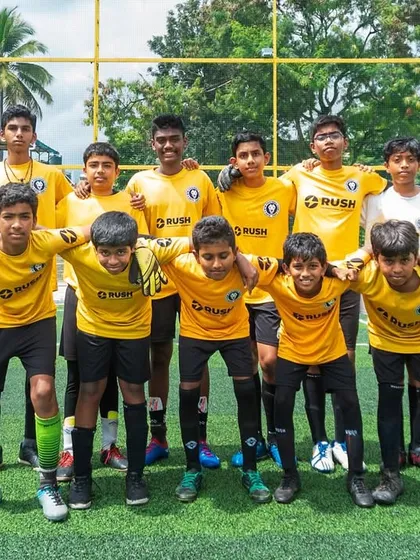 United as a team, celebrating the hard work of the Inter Rush Tournament. This is the result of dedication, teamwork, and the strong bonds our players build with each other throughout their training.