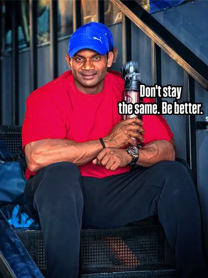 Don't stay the same. Be better. Roz khud ko improve karo.