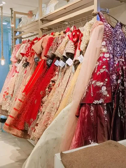 Imagine racks and racks of designer dreams, all at prices you won't believe. This is what our clearance sale looks like. We have hundreds of unique lehengas, each with its own story, ready for a new life with you.