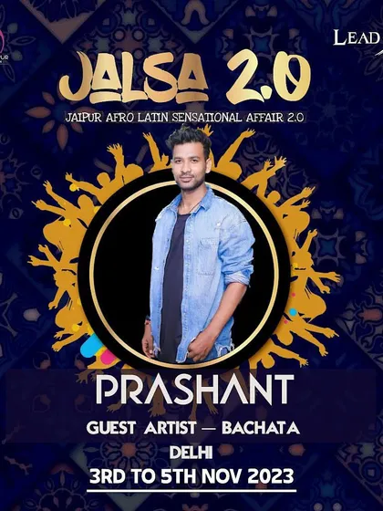 I was honored to be invited as a Guest Artist for the Jalsa 2.0 Afro Latin festival in Jaipur. Being recognized by the community is a huge motivation and a testament to my dedication to dance.