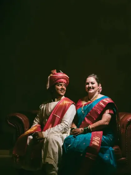 After a long day of ceremonies, it's great to steal a few minutes for some creative portraits. For Jessie and Purujit's reception, we used dramatic lighting to create this intimate, classic portrait. It shows that even at the end of the night, we can make something truly beautiful.