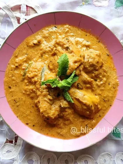 My Chicken Lajawab truly lives up to its name, which means "speechless". It’s a unique, creamy curry with Mughlai influences that is rich, savory, and absolutely delicious. The tender chicken pieces are cooked in a thick, flavorful gravy that you won't forget.