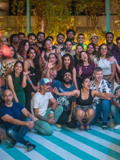 Our La Rumba family! Every week, it's a reunion of old friends and a chance to make new ones. This picture says it all: we are a welcoming community brought together by our shared love for Latin dance.