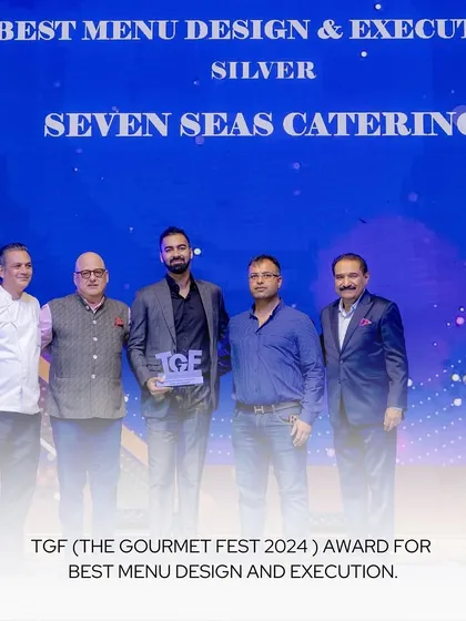 We are proud to have received the Silver award for Best Menu Design & Execution at The Gourmet Fest (TGF) 2024, a recognition of our culinary innovation and artistry.