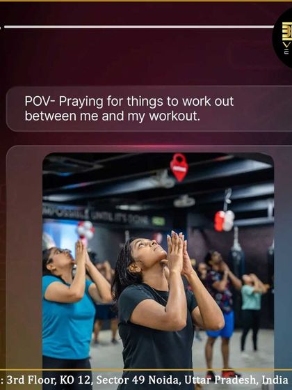 A moment from one of our group classes where members are stretching together. The gym is a playground for self-improvement.