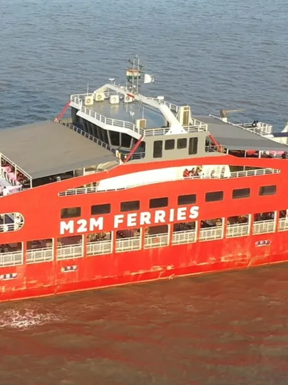 Your dream venue doesn't have to be on land. We planned and designed this entire wedding celebration on an M2M ferry, proving that when it comes to your big day, the sky, or in this case the sea, is the limit.