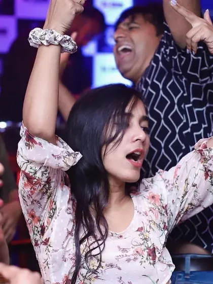 Pure joy on the dance floor. This is the reaction I aim for every time I play a set. It's all about creating happy, high-energy moments.