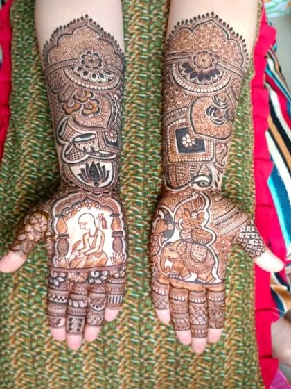 Custom Portraits & Figurative Mehndi photo 5