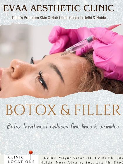 This image captures the Botox injection process, a treatment designed to reduce fine lines and wrinkles. Our expert practitioners ensure a safe and comfortable experience.