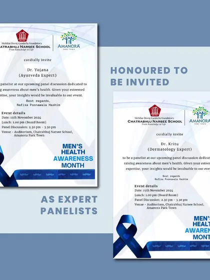 It was a privilege to be invited as an expert panelist for Men's Health Awareness Month. Sharing my insights from both an Ayurvedic and dermatological perspective is part of my commitment to community wellness.