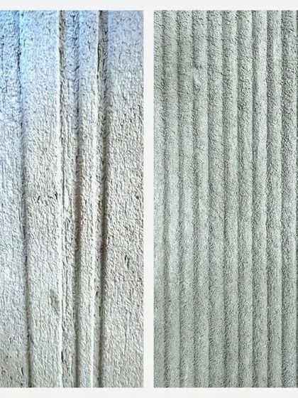 A collage showing our material exploration for the Surathkal villa. We experiment with various concrete textures, from smooth to ruggedly combed, crafting unique surfaces that become an integral part of the architecture.