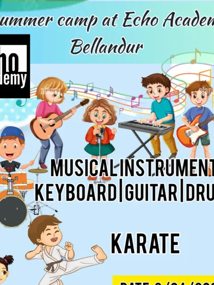 Looking for something fun for the kids? Our summer camp is a blast. It's a multi-activity program where kids can try their hand at guitar, keyboard, and drums, along with other activities like karate.
