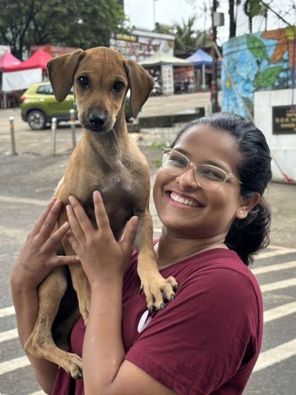 A happy smile with a happy pup. These moments of pure joy are why I do what I do. Building a friendship with an animal is a lesson in connection and compassion.