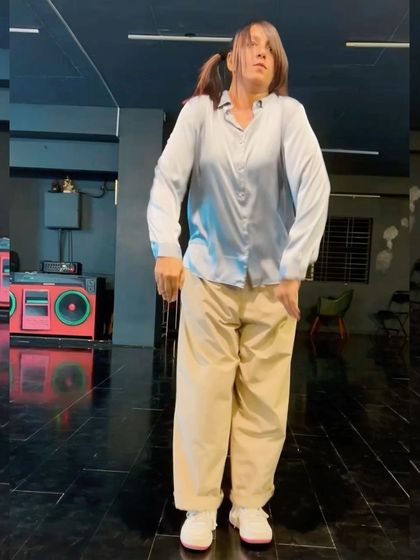 Another angle from our popping drills session. Repetition is key to perfection. We drill the basics so our students can build a strong, versatile foundation for any street dance style.