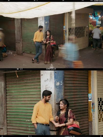 A duplicate of ID 74, this collage with a film-strip border enhances the retro feel of a vintage market shoot.