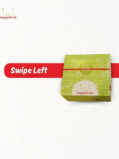 Swipe left to leave junk food behind and choose a healthier path with our convenient meal delivery service.