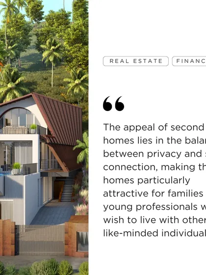 An excerpt from my feature in Times Property, where I discuss how the appeal of second homes lies in the balance between privacy and social connection. This makes them attractive for families and young professionals.