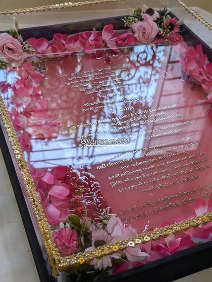 Luxury Resin Wedding Invitations (Kankotri) photo 11