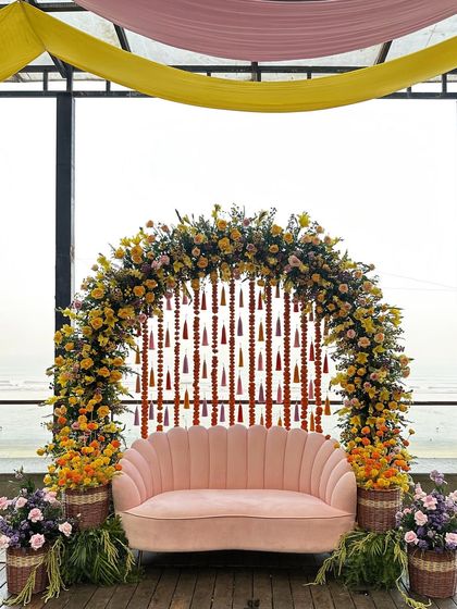 Decor by Aditya - Event Design & Decoration Vibrant Haldi & Mehendi Ceremonies photo 21