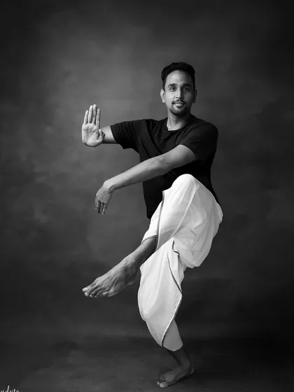 Portrait photography is for everyone. It was a refreshing change to capture the dynamic energy of this talented painter and dancer. This black and white shot highlights his form and movement, showing that a portrait can be a powerful expression of your passion.