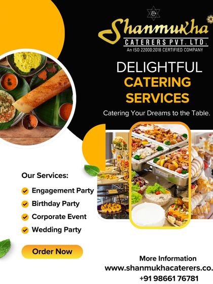 Shanmukha Caterers - Pure Vegetarian Event Catering Our Promise: 47 Years of Trust & Quality photo 59