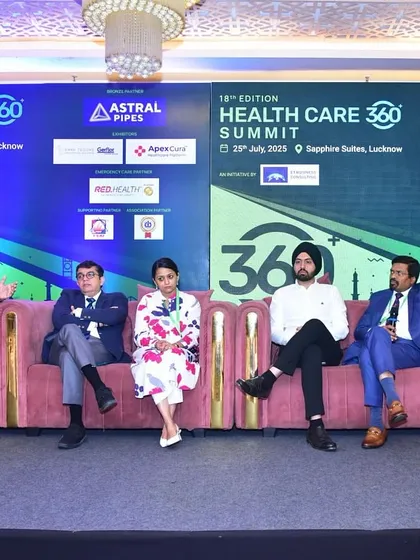 Our Associate Director, Ravideep Singh, participated in a panel discussion at the 18th Healthcare 360 Summit in Lucknow. The session brought together key industry voices to discuss how strategic planning and digital innovation can create more responsive and efficient healthcare systems.