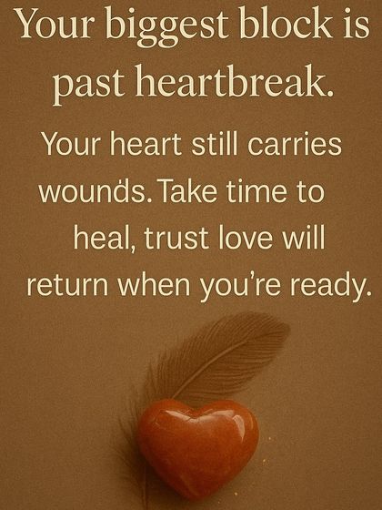 This reading helps identify what might be blocking true love in your life. It could be lingering heartbreak, a fear of vulnerability, or simply a matter of divine timing clearing the path for the right person.