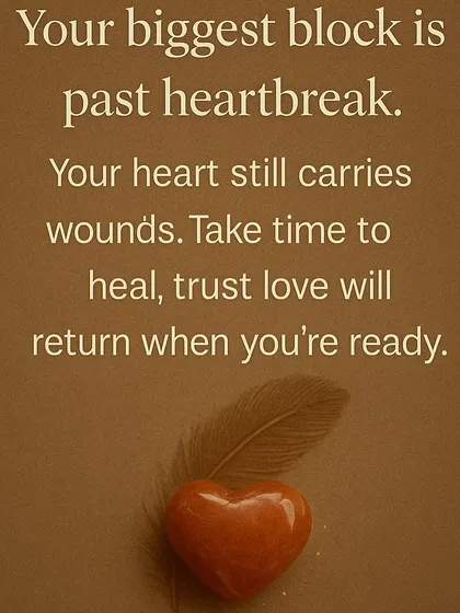 This reading helps identify what might be blocking true love in your life. It could be lingering heartbreak, a fear of vulnerability, or simply a matter of divine timing clearing the path for the right person.
