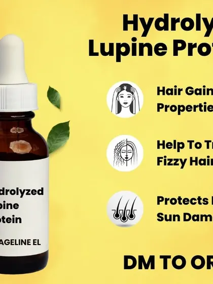 Don't forget hair care! Our Hydrolyzed Lupine Protein is a fantastic active for hair formulations. It's known for its properties that support hair gain, treat frizz, and protect strands from sun damage, perfect for creating your own hair serums or masks.