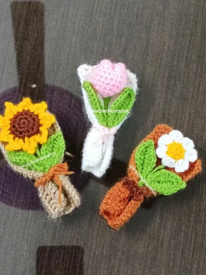 Another look at our three most popular XS bouquets. Their small size makes them incredibly versatile.