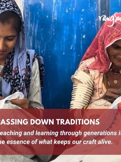 Passing down traditions. Teaching and learning through generations is the essence of what keeps our craft alive.