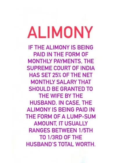 Understanding how alimony is calculated is key. The Supreme Court has set guidelines, often around 25% of net monthly salary for monthly payments, which I use as a benchmark when negotiating for my clients.