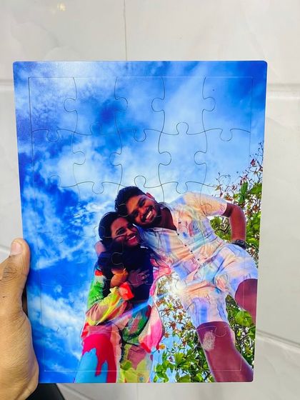 This is an A4 size rectangular photo puzzle I made, perfect for framing after it's been put together.