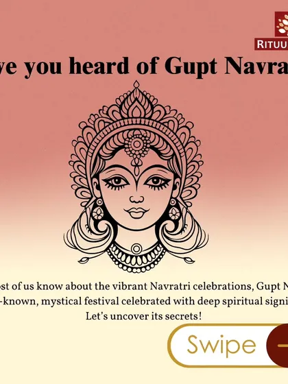Have you heard of Gupt Navratri? It is a lesser-known, mystical festival with deep spiritual significance. This carousel explains its secrets, focusing on the worship of the ten powerful forms of the Divine Mother, the Dash Mahavidyas.