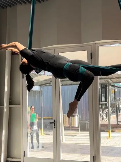 From a debilitating neck injury to gracefully performing aerial yoga, this is a testament to what dedicated, personalized rehabilitation can achieve. We create tailored programs that help you return to the activities you love, no matter how specialized. This moment captures the freedom and strength that recovery brings.