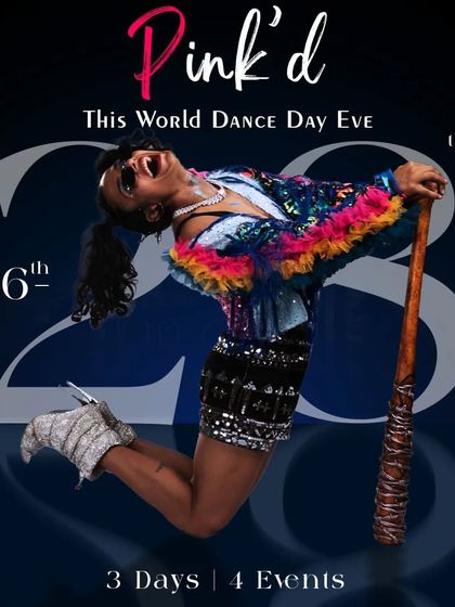 The official poster for our 'Pink'd' event series. We believe in taking performing arts to new venues and celebrating its true purpose: bringing people together for a cause.